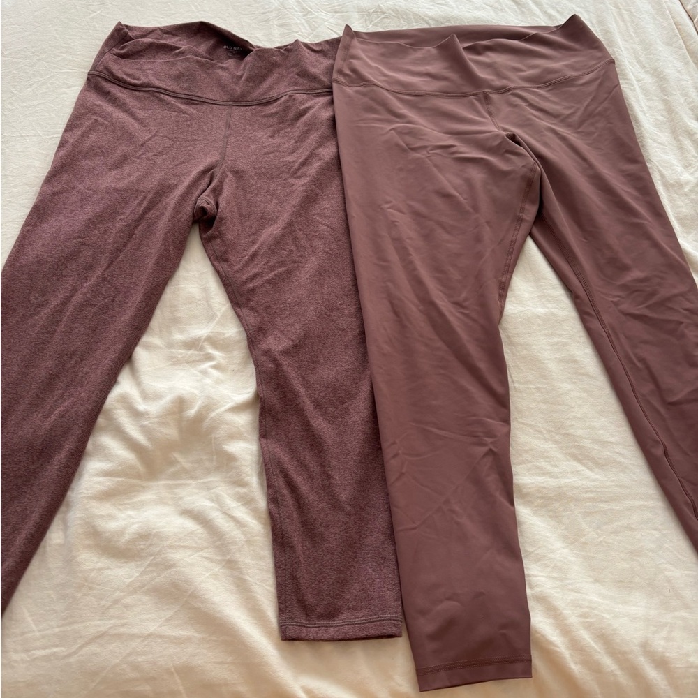 Women's Size XL Old Navy High Rise Leggings- Two Pair.